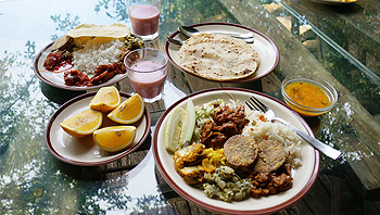 Food at Wildernest Nature Resort Goa