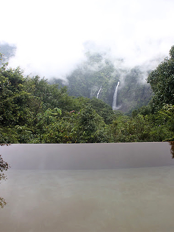 View of Waterfalls from Wildernest Goa